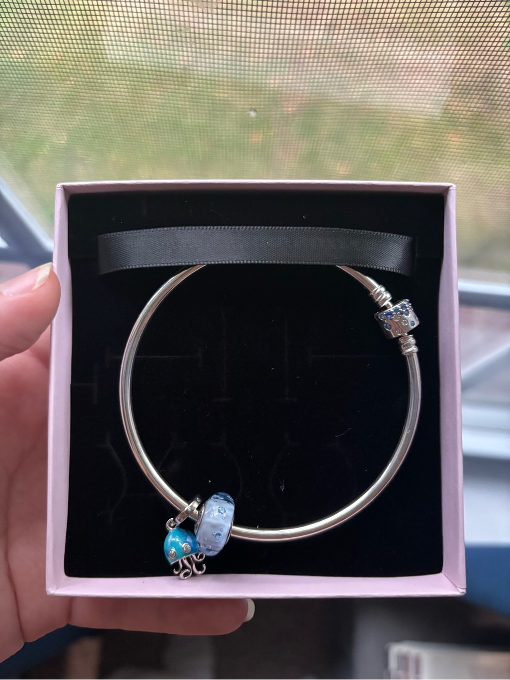 Pandora Sterling Silver Bangle Bracelet